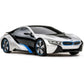 RASTAR BMW i8 RC Car BMW i8 1/24 Remote Control Car, BMW Toy Car - Silver