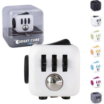 Antsy Labs The Original Fidget Cube, Stress Relief Desk Toy with 6 Sides, Gadget for Focus, Anxiety Relief, Sensory Processing Challenges, Fun Gift for Kids, Teens, and Adults, Pocket-Sized, Aqua
