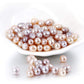 50Pcs Freshwater Cultured Pearl, Natural Oval Oyster Pearls Beads, Necklace Bracelet Earring Jewelry Making Supplies, Fun Gift for Women, Pearl Party, No Hole (Around 8mm)