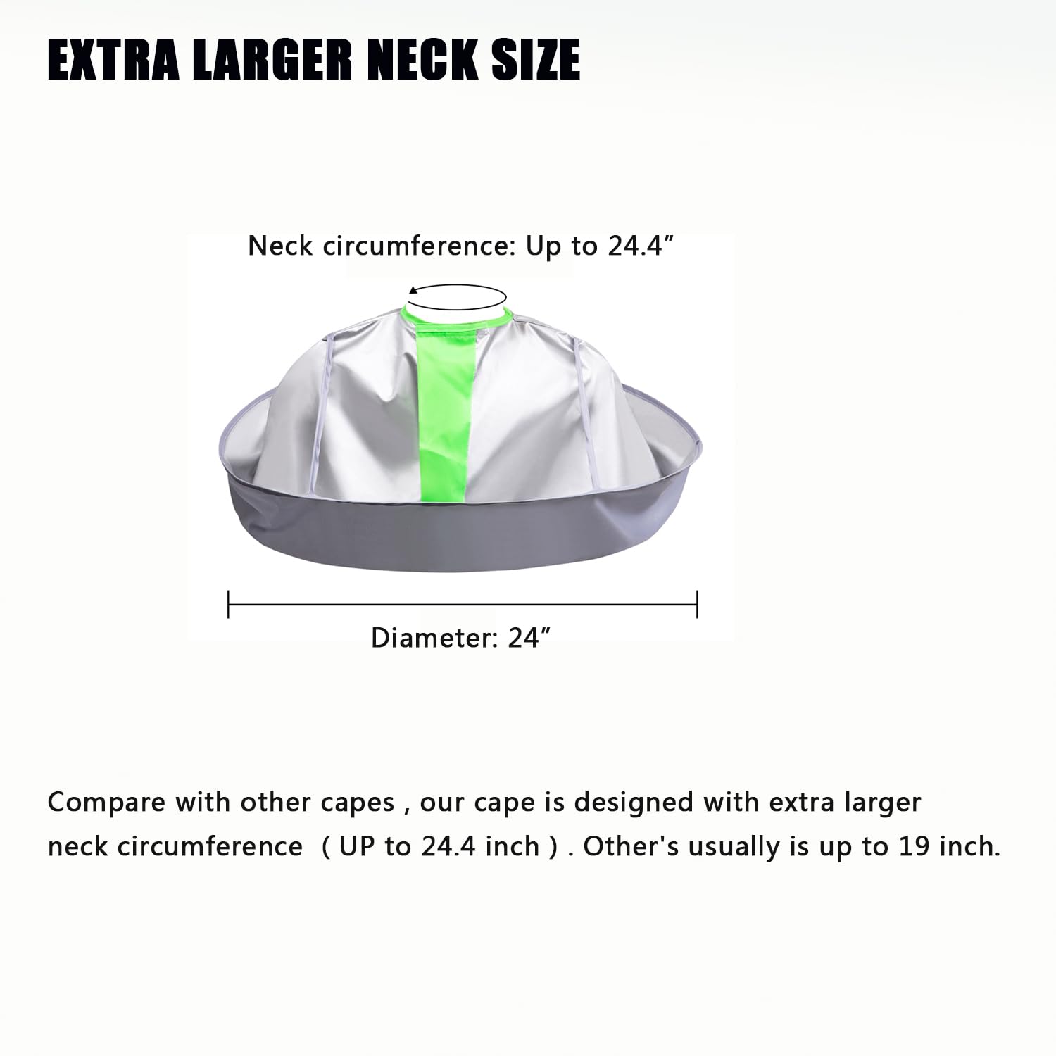 Buy now Hair Cutting Capes Umbrella for Adults, Barber Cape Cloak Cape for Home and Salon Use, Keep Hair Off Clothes and Floor at indiglob india