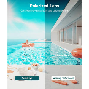 Swim Goggles,Polarized Swimming Goggles for Men Women Adults Youth Anti Fog/No Leak/Clear Wide Vision/UV Protection