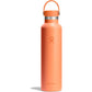 Hydro Flask Water Bottle - Insulated Stainless Steel - Non Spill, Leakproof in 24 Oz White