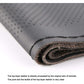 Universal Genuine Leather Steering Wheel Cover Hand Sewing Breathable Design 15 Inch DIY Cowhide Car Steering Wrap Black