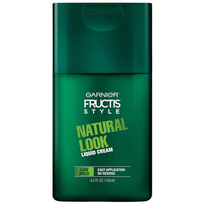 Garnier Hair Care Fructis Style Natural Look Liquid Hair Cream for Men No Drying Alcohol, 4.2 Fluid Ounce
