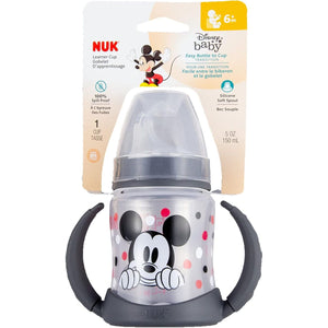 NUK Disney Learner Spill Proof Sippy Cup, Mickey Mouse, 5 Oz 1Pack – BPA Free, Spill Proof Sippy Cup