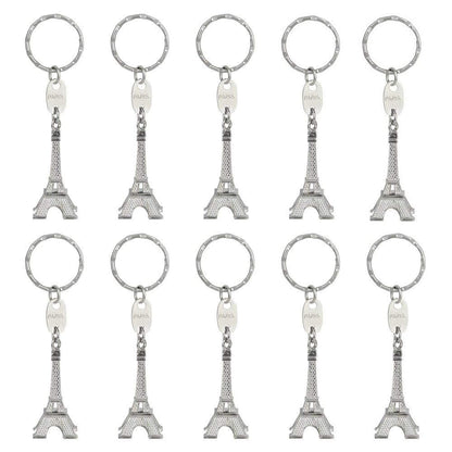 Buy now baotongle 15pcs Eiffel Tower Keyring, Paris Eiffel Tower Keychains 3-D Key Ring French Souvenirs Retro Adornment Cute Lovely Decorative Metal Craft Art Statue Model for Table Decor Gifts Silver at indiglob india
