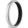 Haoge Lens Filter Adapter Ring for Fujifilm X100VI Fuji FinePix X100V Camera fit 49mm UV CPL ND Filter Lens Cap Replace Fujifilm AR-X100 Black - Sliver
