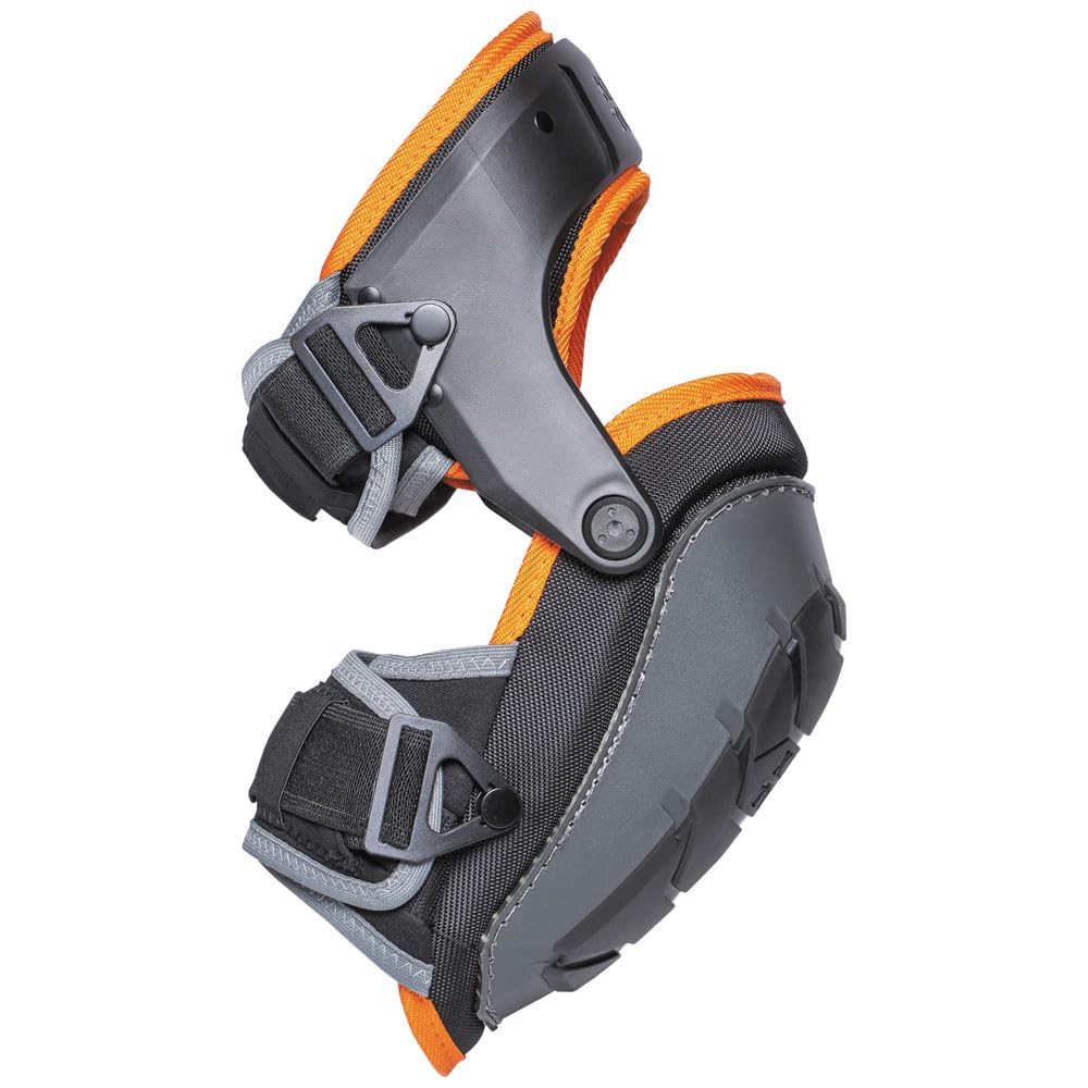 Buy now Klein Tools 60491 Hinged Knee Pads, Heavy Duty Gel Foam Protective Knee Pads with Quick-Fasten Buckle and Thigh Strap, Black at indiglob india