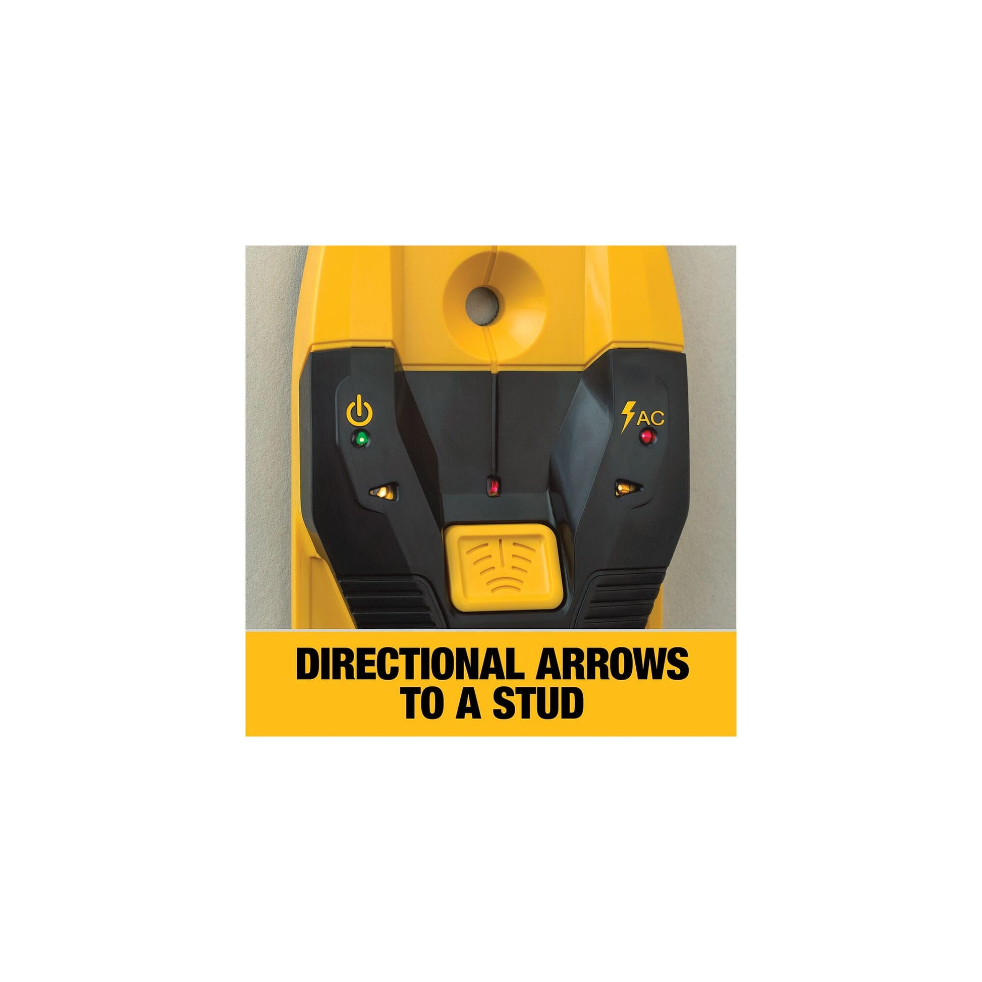 Buy now DEWALT Stud Finder, 3/4”, Locate Framing Studs Efficiently with LED Arrows, Ideal for Wood and Metal, AAA Batteries Included (DW0100) at indiglob india