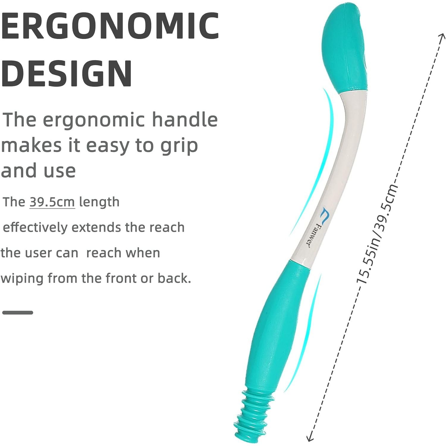 Buy now Fanwer Toilet Aids Tools,Long Reach Comfort Wipe,Extends Your Reach Over 15" Grips Toilet Paper or Pre-Moistened Wipes at indiglob india