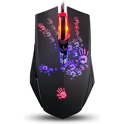 Bloody A70x Optical Gaming Mouse with Light Strike (LK) Switch & Scroll - Fully Programmable and Advance Macros (A70x-MatteBlack)