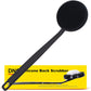 DNC Back Scrubber for Shower Soft Silicone Bath Body Brush with Long Handle (Black)