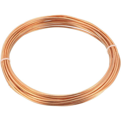 uxcell Refrigeration Tubing, 1/16" OD x 1/32" ID x 6.5 Ft Soft Coil Copper Tubing