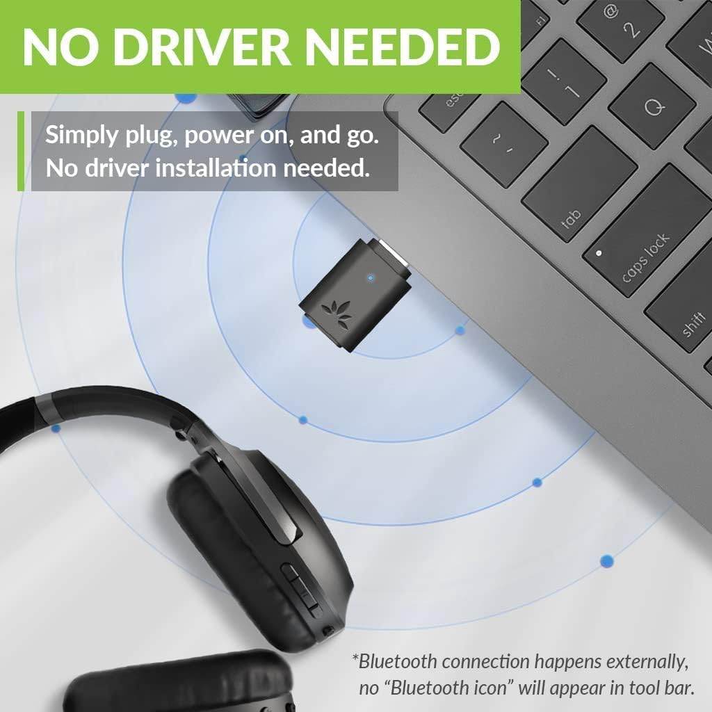 Avantree C81 USB-C Bluetooth Adapter for PS5 - Connect Headphones Wirelessly with aptX Low Latency Support and Included Mini Mic - My Store