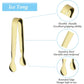 6PCS Ice Tongs Mini Sugar Tongs 4.25Inch Tong for Serving Food Small Serving Tong, Kitchen Tong for Appetizers,Tea Party, Coffee Bar, Desserts by Sunenlyst (Silver and Gold)