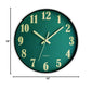 Buy now JoFomp Glow in The Dark Clock, 12 Inch Modern Silent Non Ticking Wall Clocks Battery Operated, Night Light Wall Clock for Living Room Decor, Wall Clock Decorative for Kitchen Bedroom (Green) at indiglob india