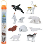 Buy now Safari Ltd Arctic TOOB With 10 Fun Figurines, Including A Harp Seal, Husky, Caribou, Arctic Rabbit, Killer Whale, Walrus, Arctic Fox, Beluga Whale, Igloo, And Polar Bear – For Ages 3 and Up at indiglob india