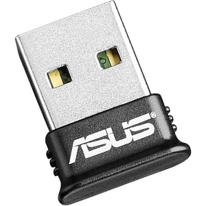 ASUS USB-BT400 USB Adapter w/ Bluetooth Dongle Receiver, Laptop & PC Support, Windows 10 Plug and Play /8/7/XP, Printers, Phones, Headsets, Speakers, Keyboards, Controllers,Black