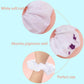 10 Pack White Cotton Scrunchies for Tie Dye Hair Elastic Hair Ties Pony Tail Holder for Party - My Store