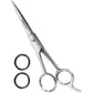 Utopia Care Hair Cutting and Professional Hairdressing Scissors 6.5 Inch, Premium Stainless Steel Shears with Smooth Razor and Sharp Edge Blades for Salons, Men, Women and Kids, Silver