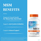 Doctor's BEST MSM, Supports Hair, Skin, Nails, & Joints, Non-GMO, Gluten Free, 3000 mg Per Serving, 360 Capsules
