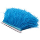YEQIN 2 Yards Natural & Soft Ostrich Feathers Fringe Trims Ribbon - Used for Dress, Sewing Decoration, Craft Clothing, Boots, Wedding Decoration, DIY, Etc (mistyrose)