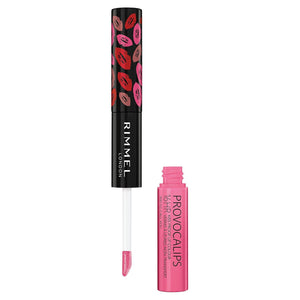 Rimmel London Provocalips 16hr Kiss-Proof Lip Color - Two-Step Liquid Lipstick to Lock in Color and Shine - 200 I'll Call You, .14 fl.oz.