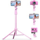 UBeesize 62" Phone Tripod & Selfie Stick, Camera Tripods Stand with Wireless Remote and Phone Holder,Compatible with iPhone Android Phone, Perfect for Selfies/Video Recording/Live Streaming Black