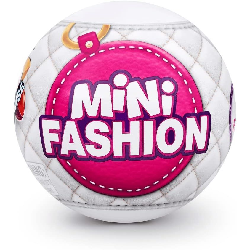 5 Surprise Mystery Capsule Real Miniature Collectible Mini Fashion Brands Series 1, Small Parts, not for Children Under 3