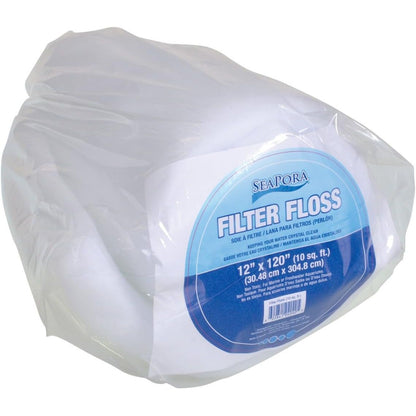 Seapora 4040 Filter Floss Aquarium Filter Pad, 10 sq. ft./12" x 120"