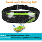 Slim Running Belt Fanny Pack,Waist Pack Bag for Hiking Cycling Workout,Reflective Runners Belt Jogging Pouch,Travelling Money Phone Holder for Running Gear Accessories