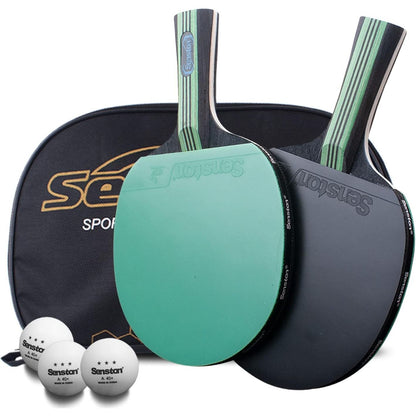 Senston Ping Pong Paddles Table Tennis Paddle for Entertainment or Competition - Ping Pong Paddle Set with Advanced Speed, Control