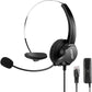 AGPTEK® Hands-Free Call Center Noise Cancelling Corded Monaural Headset Headphone for Desk Telephone with 4-Pin RJ9 Crystal Head
