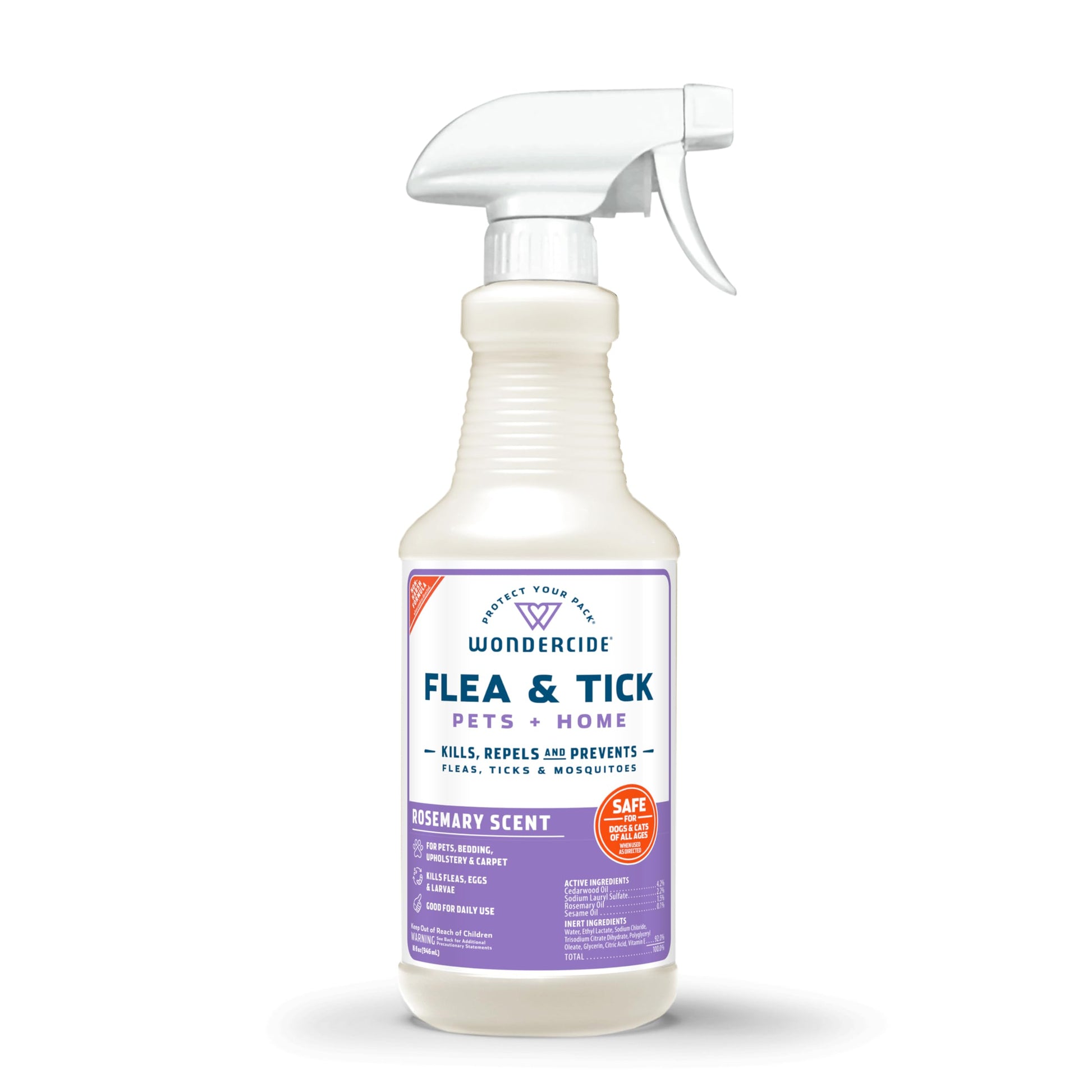 Buy now Wondercide - Flea, Tick & Mosquito Spray for Dogs, Cats, and Home - Control, Prevention, Treatment - with Natural Essential Oils - Pet and Family Safe - Peppermint 16 oz 16 OZ Rosemary at indiglob india