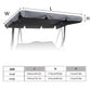 Buy now Swing Chair Canopy Replacement, 2 Seater Garden Seat Cover, Waterproof Windproof Anti-UV Heavy Duty Rip Proof Hammock Top Outdoor Furniture Covers (Grey, Small), Gray at indiglob india