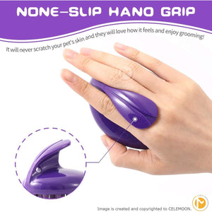 Cat Brush with Soft Rubber Pins, Washable Silicone Pet Brushes for Indoor Cats - Grooming Shedding Massage & Bath, Scratch-Free Removes Hair Mats, Tangles, and Loose Fur for Short to Long Haired