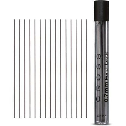 Cross Mechanical Pencil Lead Refills, 0.7mm point, Grey, 15-Count, 1-Pack (8742)