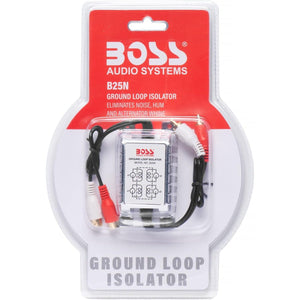BOSS Audio Systems Ground Loop Isolator B25N noise Filter for Car Audio Systems