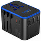 Buy now Ceptics Schuko Germany, France Plug Adapter, Dual Input - Ultra Compact Light Weight - Usa to Russia, South Korea Travel Adaptor Plug - Type E/F (3 Pack) Universal travel adapter 1 Pack at indiglob india
