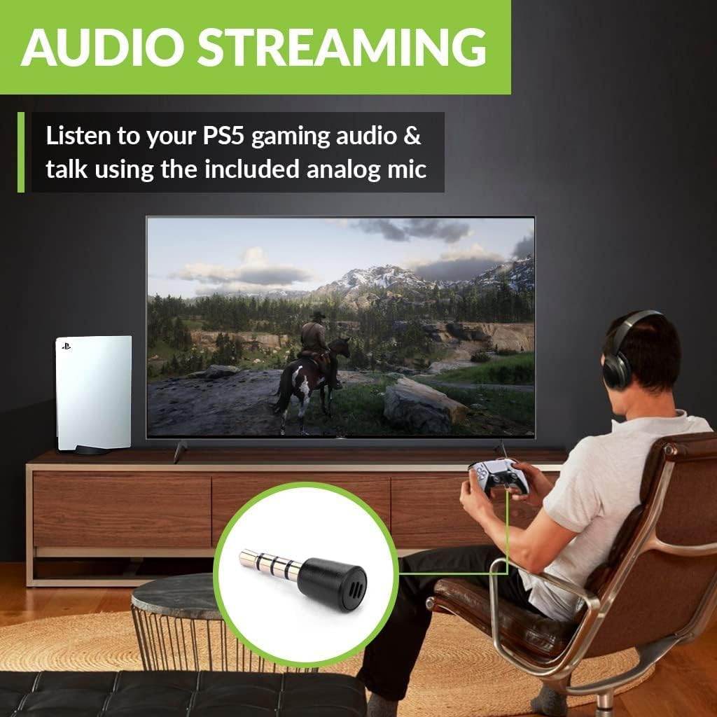 Avantree C81 USB-C Bluetooth Adapter for PS5 - Connect Headphones Wirelessly with aptX Low Latency Support and Included Mini Mic - My Store