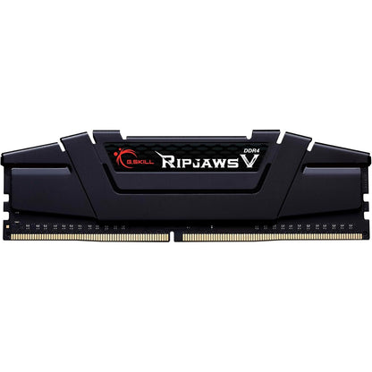 G.SKILL RipjawsV Series DDR4 RAM (XMP) 16GB (2x8GB) 3200MT/s CL16-18-18-38 1.35V Intel AMD Desktop Computer Memory U-DIMM - Black (F4-3200C16D-16GVKB)
