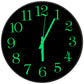 Buy now JoFomp Glow in The Dark Clock, 12 Inch Modern Silent Non Ticking Wall Clocks Battery Operated, Night Light Wall Clock for Living Room Decor, Wall Clock Decorative for Kitchen Bedroom (Green) Black（style 2） 12 Inch at indiglob india