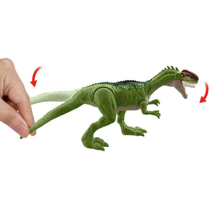 Mattel Jurassic World Camp Cretaceous Fierce Force Dinosaur Action Figure, Monolophosaurus Dino Toy with Movable Joints, Realistic Sculpting & Single-Strike Motion