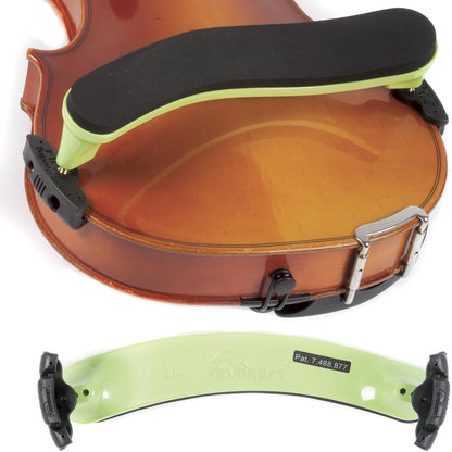 Everest ES4G ES Series 4/4 Violin Adjustable Shoulder Rest - Neon Green