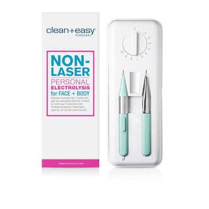 Clean + Easy Electrolysis Machine for Permanent Hair Removal - Non-Laser, Painless Electrolysis Hair Removal for Face & Body, At-Home Remover Device