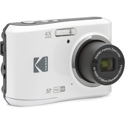 KODAK PIXPRO Friendly Zoom FZ45-RD 16MP Digital Camera with 4X Optical Zoom 27mm Wide Angle and 2.7" LCD Screen (Red)