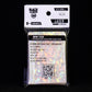 100pcs Broken Glass Gemstone Laser Flashing Card Film Holographic Idol Photo Sleeves Ultra Super Protector (61x88mm) - My Store