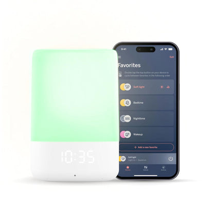 Buy now Nanit Sound and Light Smart Baby Night Light and Sound Machine | Audio Monitor | Cry Detection Alert Feature | OK to Wake Alarm Clock for Kids | Temp & Humidity Tracking | Rechargeable Battery | WiFi at indiglob india