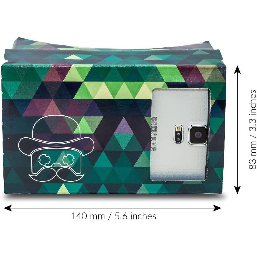 Buy now Google Cardboard POP! Cardboard + Free Head Strap and Cushion. for Android and iPhone. Fits Every Phone. Including Lenses. 3D Glasses VR Glasses Virtual Reality Viewer VR Goggles. at indiglob india