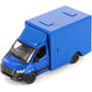 KiNSMART - Mercedes-Benz Sprinter UPS Edition Cargo Van, 1:48 O Scale Die Cast Metal Model Toy Van, Pull-Back Action